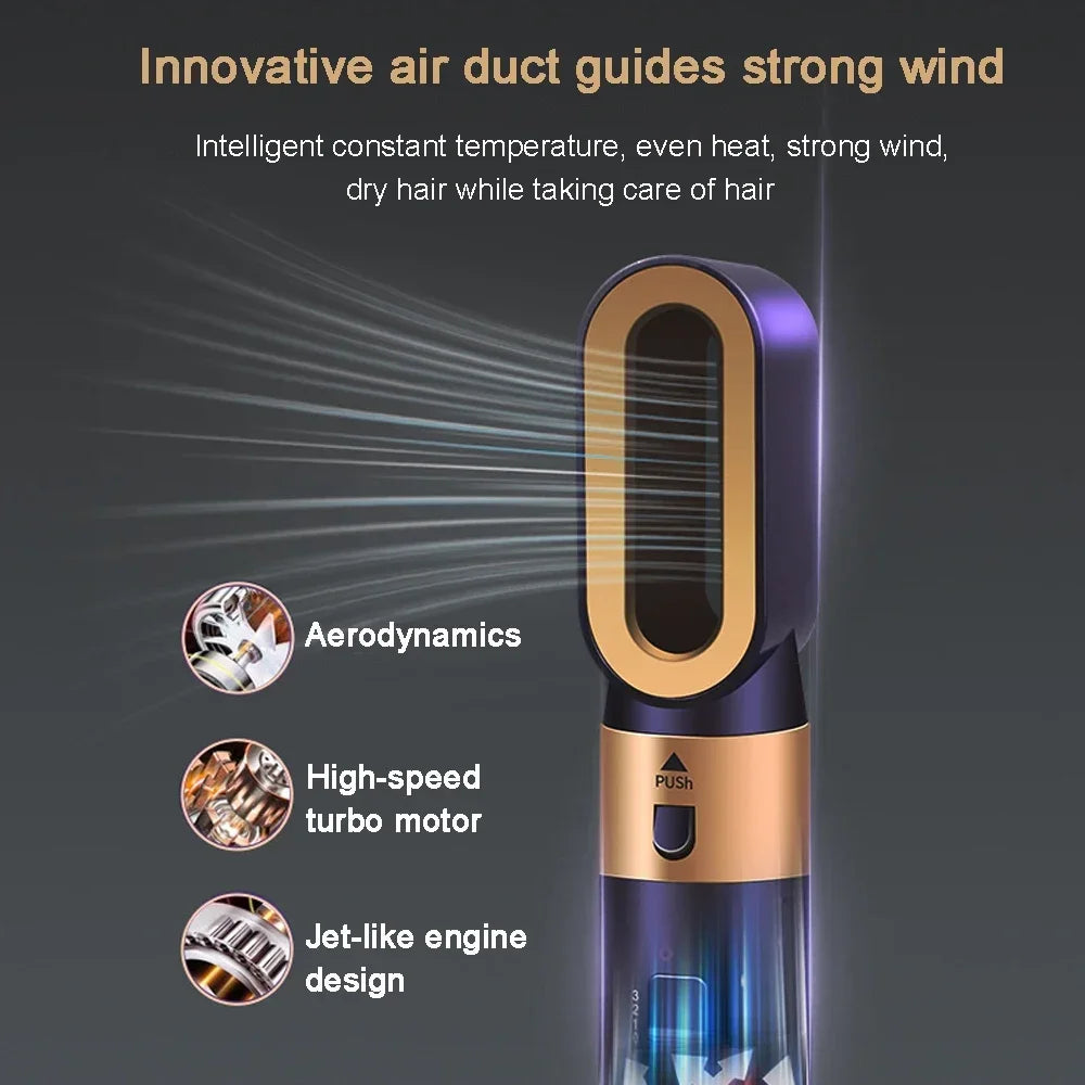 6 in 1 Hair Dryer Comb Brush