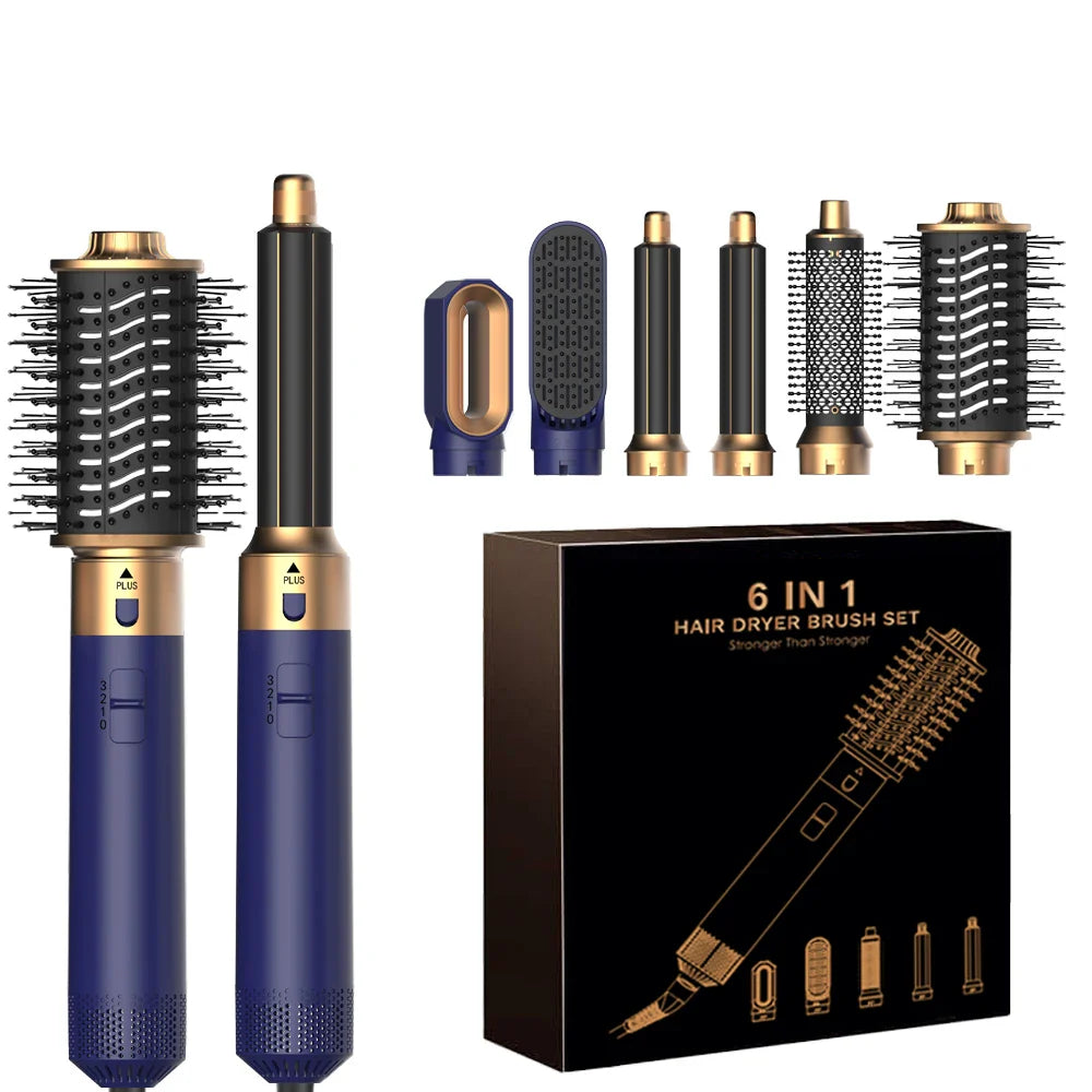 6 in 1 Hair Dryer Comb Brush