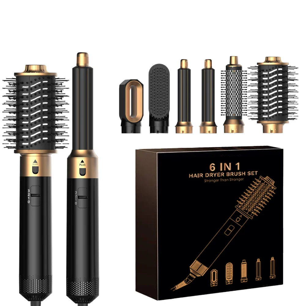 6 in 1 Hair Dryer Comb Brush