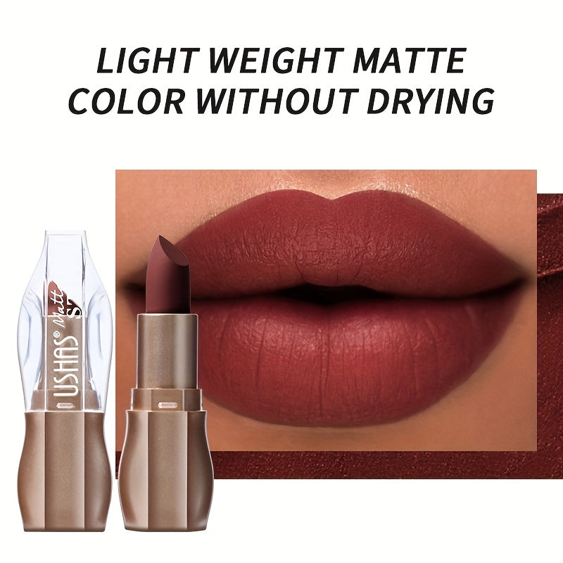 Kissable Colors: 12 Matte Long-Lasting Lipsticks