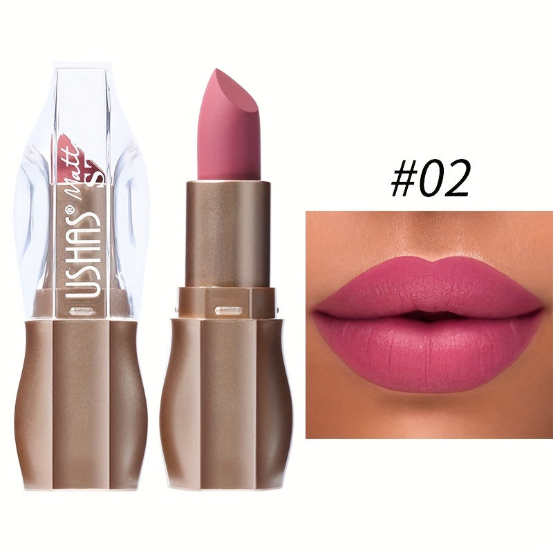 Kissable Colors: 12 Matte Long-Lasting Lipsticks