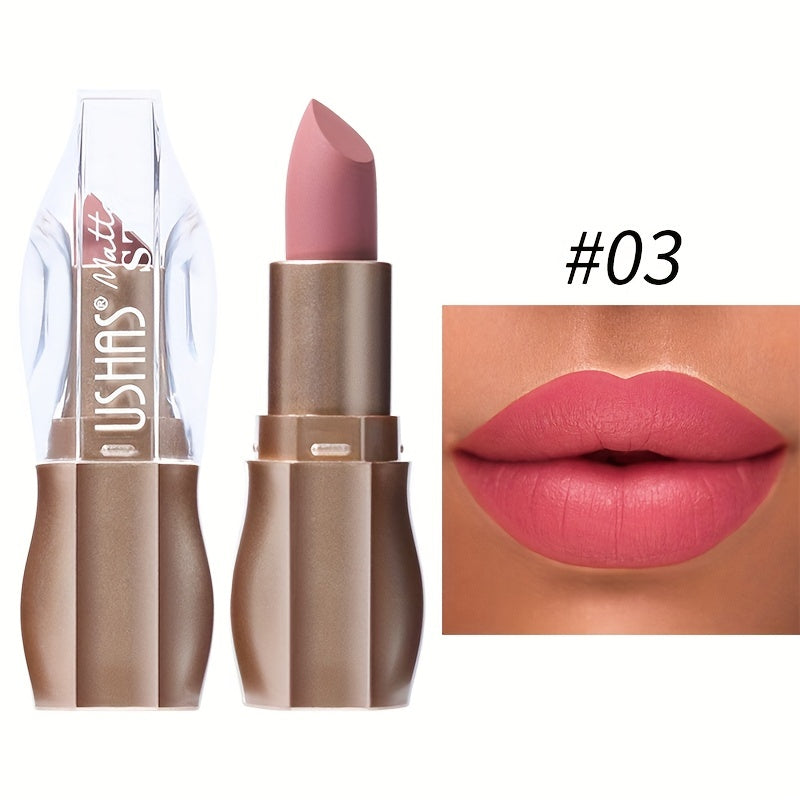 Kissable Colors: 12 Matte Long-Lasting Lipsticks