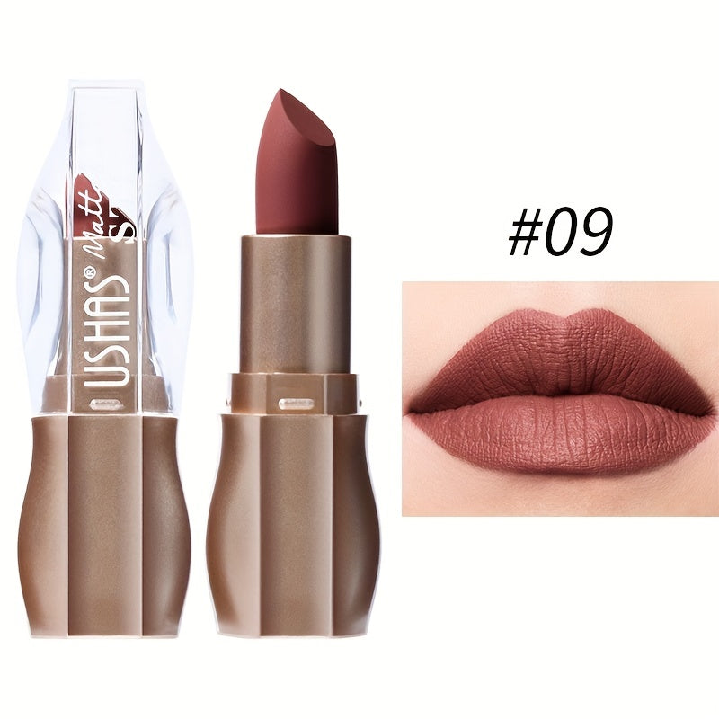 Kissable Colors: 12 Matte Long-Lasting Lipsticks