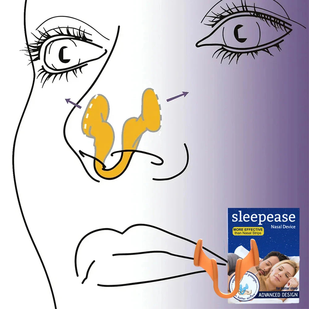 Silicone Nose Clip Anti Snoring Aid 1-2 Pcs