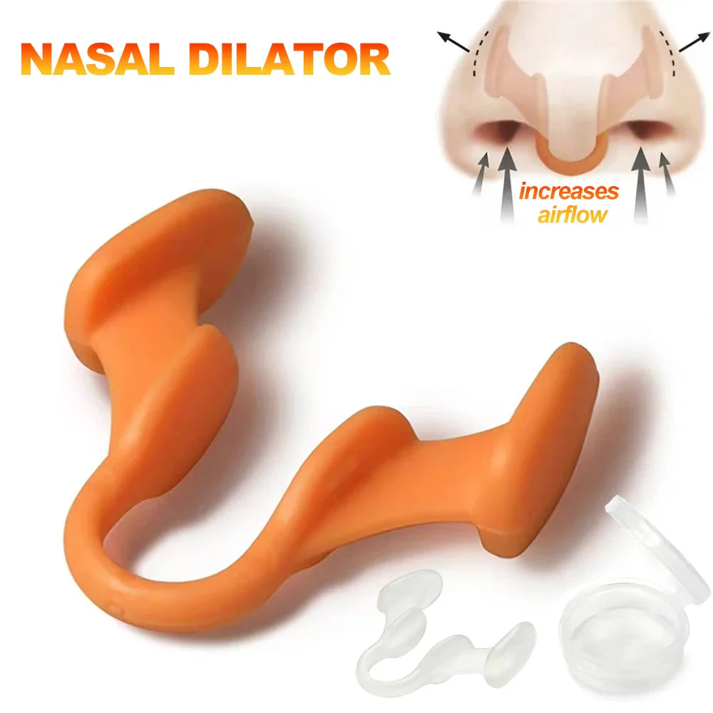 Silicone Nose Clip Anti Snoring Aid 1-2 Pcs