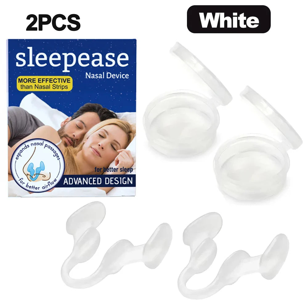 Silicone Nose Clip Anti Snoring Aid 1-2 Pcs